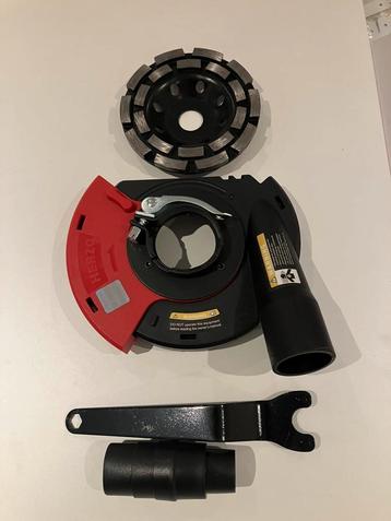 Komschijf / Schuurschijf en stofkap voor 125mm beschikbaar voor biedingen