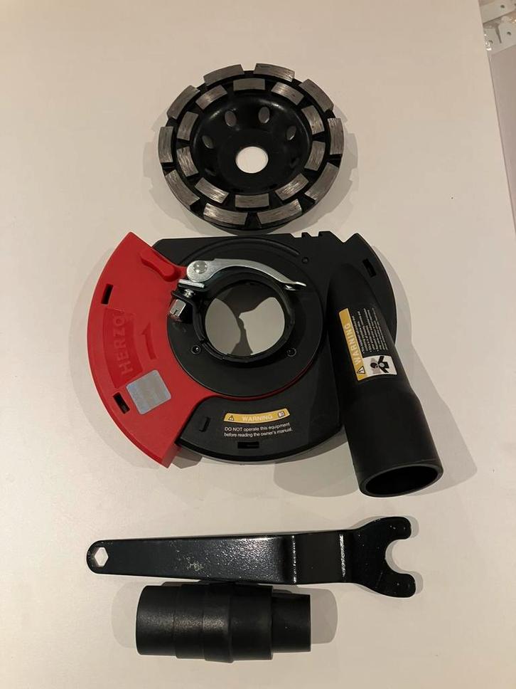 Komschijf / Schuurschijf en stofkap voor 125mm, Motoren, Tuning en Styling, Ophalen of Verzenden