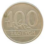 Polen 100 Zlotych 1990, Postzegels en Munten, Munten | Europa | Niet-Euromunten, Polen, Losse munt, Verzenden