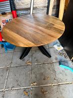 Salontafel mangohout, Huis en Inrichting, Tafels | Eettafels, Ophalen of Verzenden, Zo goed als nieuw, Rond, 50 tot 100 cm