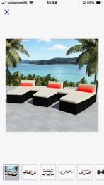 Vida XL 7 delig loungset met kussens, Tuin en Terras, Tuinsets en Loungesets, Ophalen, Kunststof, Zo goed als nieuw, Loungeset