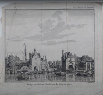 14 / Gezicht van stad Delft van de Schie te zien van Philips beschikbaar voor biedingen