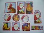 nr. 597 - uitgeknipte plaatjes kerst, Ophalen of Verzenden, Nieuw, Kerst, Knipvel