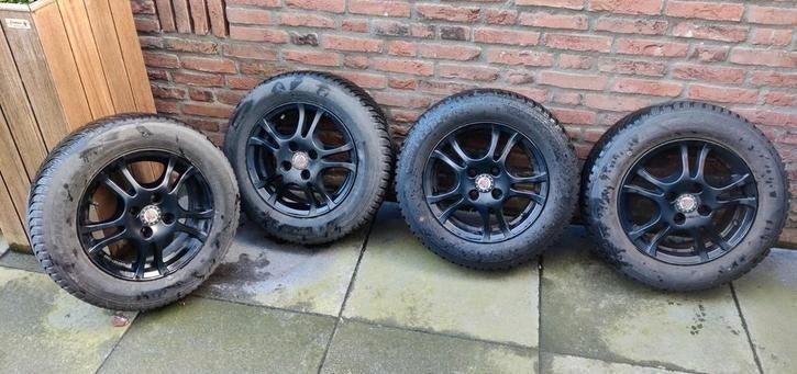 Set lichtmetalen velgen Opel Corsa 14 inch, winterbanden, Ophalen