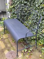 IKEA LÄCKÖ Tuinbank - Zwart Metaal (grijs), Tuin en Terras, Ophalen, Gebruikt, Metaal