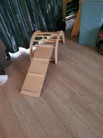 Houten klimboog met glij-/klimplank (Pikler-stijl), Kinderen en Baby's, Speelgoed | Houten speelgoed, Ophalen