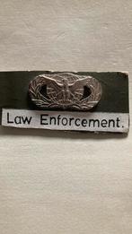 Law Enforcement ofwel wetshandhaving USA wing, Ophalen of Verzenden, Landmacht, Amerika, Embleem of Badge
