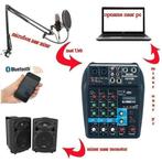 Studio Opname Set voor Stream, Zang, Vlog Studio-1, ., Nieuw, Ophalen of Verzenden, .