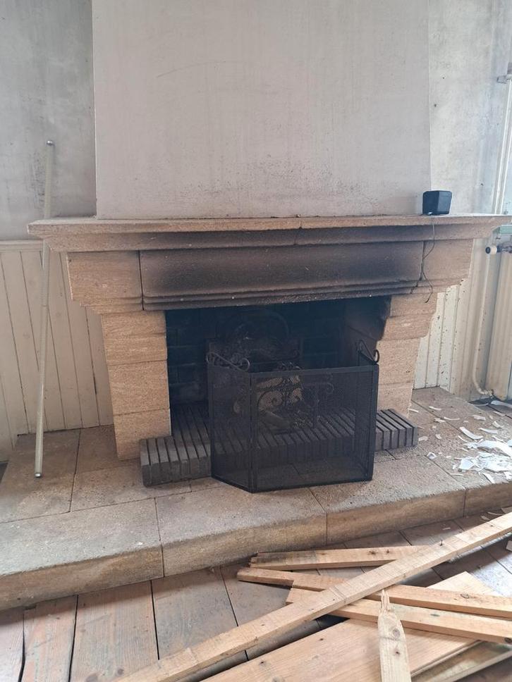 Open haard - Klassiek model, Huis en Inrichting, Haarden, Gebruikt, Houthaard, Ophalen