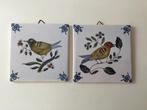 2 Workum vogel Tegels ( in Hilversum), Ophalen of Verzenden