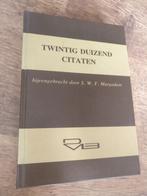 Twintig duizend citaten 1980, Antiek en Kunst, Ophalen of Verzenden, SWF Margadant