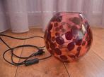 Tafellamp Knubbig Ikea (roze/paars) incl lamp, Ophalen, Gebruikt, Glas, Minder dan 50 cm
