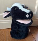 Handpop poppenkastpop koe koeienkop boerderijdieren, Ophalen of Verzenden, Zo goed als nieuw, Koe