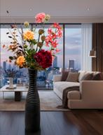 Zwarte vaas 60cm, Ophalen, Overige materialen, 50 tot 75 cm, Zwart