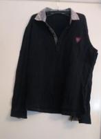 als nieuw polo shirt longsleeve trui ICEberg zwart XXXL 3XL, Kleding | Heren, Zwart, Overige maten, Ophalen of Verzenden, Zo goed als nieuw