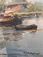 Olieverfschilderij gesigneerd, Antiek en Kunst, Kunst | Schilderijen | Klassiek, Verzenden