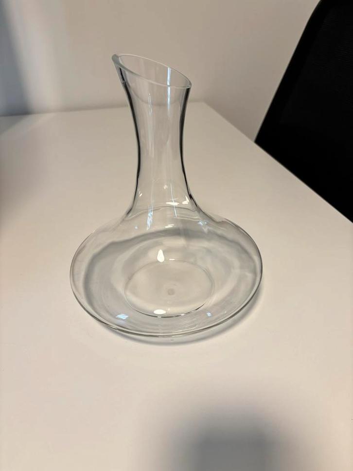 Elegante Wijn Decanteerder, Huis en Inrichting, Woonaccessoires | Vazen, Nieuw, Wit, Minder dan 50 cm, Glas, Ophalen of Verzenden