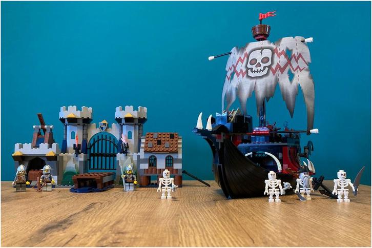 Lego Castle 7029 Skeleton Ship Attack, Kinderen en Baby's, Speelgoed | Duplo en Lego, Gebruikt, Ophalen