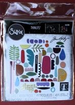 Tim Holtz Sizzix Thinlits Die Set Abstract Elements,43 dies., Hobby en Vrije tijd, Nieuw, Sizzix, Frame of Mal, Verzenden