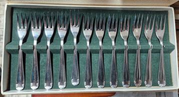 Vintage Sola Z Zilmeta gebak vorken set beschikbaar voor biedingen