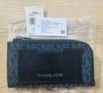 Originele Michael Kors heren pasjeshouder met rits, Ophalen of Verzenden, Nieuw, Blauw