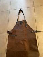 BBQ schort / Kookschort / Brouwschort leer, Huis en Inrichting, Keuken | Textiel, Ophalen, Zo goed als nieuw, Bruin, Schort