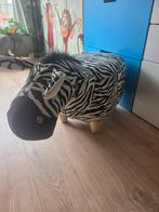 Zebra poef, Ophalen, Minder dan 50 cm, Rond, Minder dan 50 cm