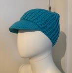 Burton aqua blauw muts pet gebreid zgan snowboarden, Verzenden, Zo goed als nieuw, Overige typen