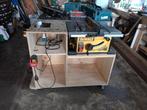 Dewalt zaagtafel met onderstel, Doe-het-zelf en Verbouw, Gereedschap | Zaagmachines, Ophalen, Cirkelzaag, 70 mm of meer, Zo goed als nieuw