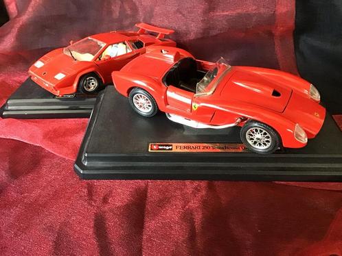 Modelauto’s Ferrari 250 Tessa Rossa,  Lamborghini 5000, Hobby en Vrije tijd, Modelauto's | 1:24, Ophalen of Verzenden