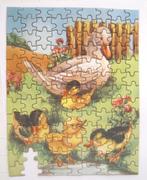 Kompas legpuzzel Little Ones nr. 01 Eendjes INCOMPLEET, Ophalen of Verzenden, Minder dan 500 stukjes, Gebruikt, Legpuzzel