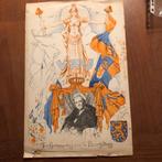 Fraaie tekening: Ter Herinnering aan de Bevrijding. Gesig-, Verzamelen, Militaria | Tweede Wereldoorlog, Verzenden, Overige soorten