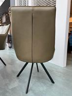 (2) Nieuw Brees new World Penache eetkamerstoel groen leer, Huis en Inrichting, Stoelen, Brees new world, Twee, Overige kleuren