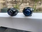 Zeer bijzondere jaren 70 alu fogs mistlampen blauw glas, Ophalen of Verzenden, Gebruikt, Overige automerken
