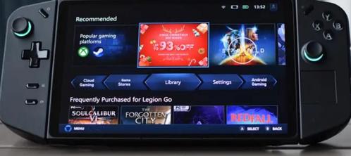 Lenovo Legion Go gameconsole Z.G.A.N., Spelcomputers en Games, Games | Pc, Zo goed als nieuw, Ophalen of Verzenden