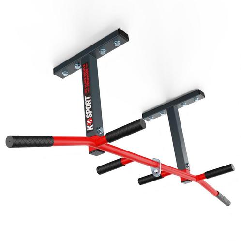 Optrekstang Zwart K-Sport, Sport en Fitness, Fitnessmaterialen, Zo goed als nieuw, Oprekstang, Ophalen
