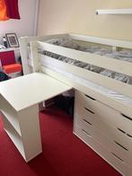 Halfhoogslaper merk: Vipack met laden, wit, Ophalen, Gebruikt, Halfhoogslaper