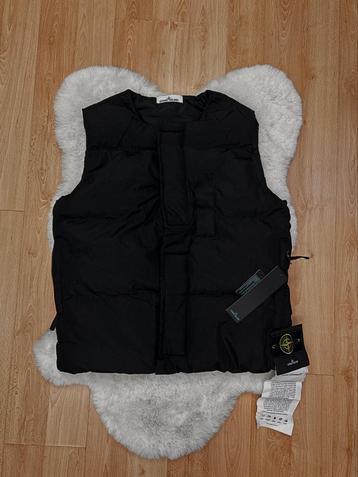 Stone Island gewatteerde bodywarmer – grijs, maat M-XL beschikbaar voor biedingen