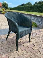 Rotan stoeltje groen, Huis en Inrichting, Stoelen, Ophalen, Gebruikt, Overige kleuren, Riet of Rotan