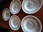 5x vintage borden, KG Luneville Badonviller France, Antiek en Kunst, Antiek | Servies los, Ophalen of Verzenden