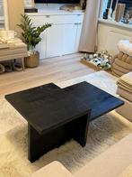 Salontafel - Zwart mangohout, Ophalen, Overige materialen, 50 tot 100 cm, 50 tot 100 cm