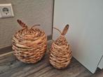 Decoratieve manden 2 stuks, Overige materialen, Mand, Rond, Ophalen of Verzenden