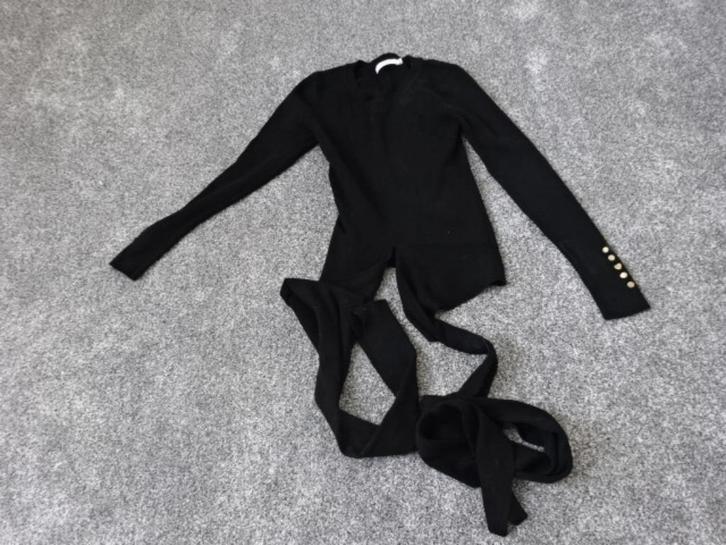 Wikkeltop van My Jewellery / maat M / zwart, Kleding | Dames, Truien en Vesten, Zo goed als nieuw, Maat 38/40 (M), Zwart, Ophalen of Verzenden