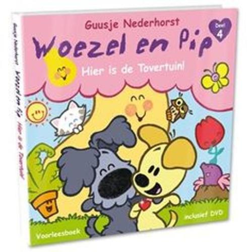 Guusje Nederhorst- Woezel en Pip- Hier is de Tovertuin !- HC, Boeken, Kinderboeken | Kleuters, Zo goed als nieuw, Verzenden