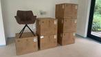 6 NIEUWE Rivièra Maison eetkamerstoelen, Huis en Inrichting, Stoelen, Ophalen, Bruin, Nieuw, Metaal