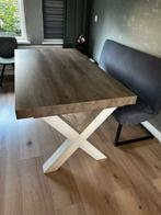 Eettafel Lynn + gratis eetkamerbank, Huis en Inrichting, Ophalen, Gebruikt, 50 tot 100 cm, 150 tot 200 cm