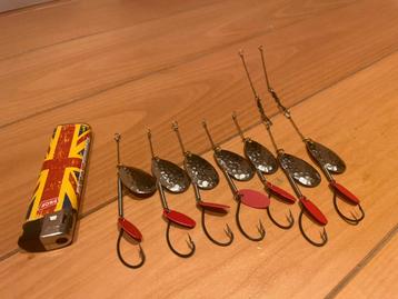 Polder spinners Bullock 7 stuks voor de 3&5 grams hengel beschikbaar voor biedingen