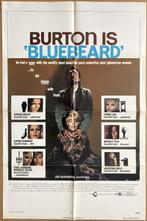 Bluebeard (1972) - Richard Burton - Originele filmposter, Ophalen of Verzenden, A1 t/m A3, Film en Tv, Rechthoekig Staand