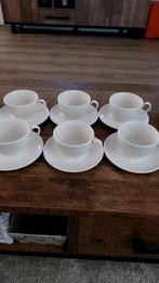 6 wedgwood windsor soepkommen met schotel, Antiek en Kunst, Antiek | Servies compleet, Ophalen of Verzenden