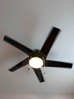 Plafondventilator met Lamp, Ophalen of Verzenden, Zo goed als nieuw, Glas